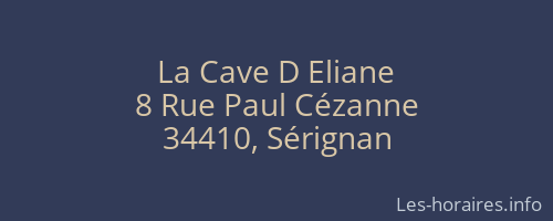 La Cave D Eliane