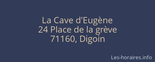 La Cave d'Eugène