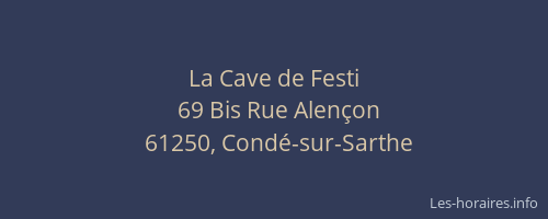La Cave de Festi