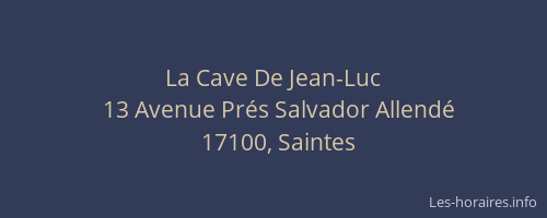 La Cave De Jean-Luc