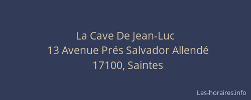 La Cave De Jean-Luc