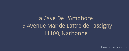 La Cave De L'Amphore