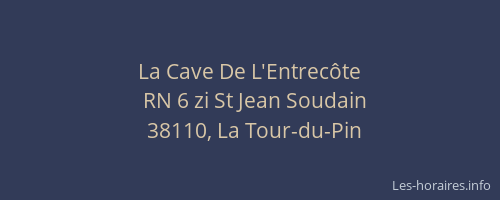 La Cave De L'Entrec&ocirc;te