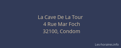 La Cave De La Tour