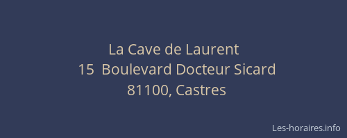La Cave de Laurent