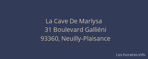 La Cave De Marlysa