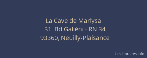 La Cave de Marlysa
