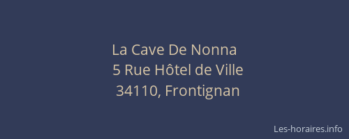 La Cave De Nonna