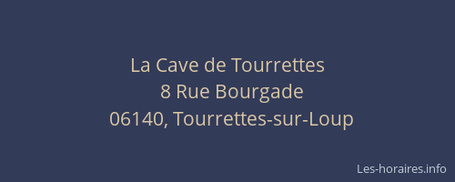 La Cave de Tourrettes