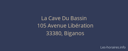 La Cave Du Bassin