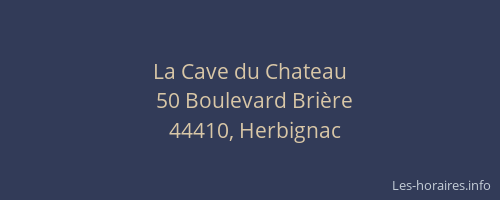 La Cave du Chateau
