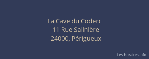 La Cave du Coderc