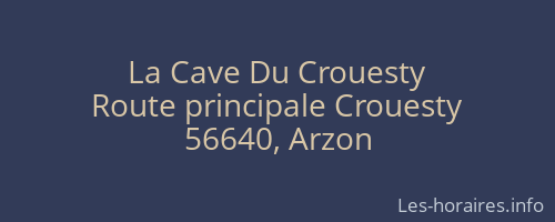 La Cave Du Crouesty