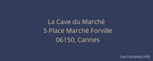 La Cave du Marché