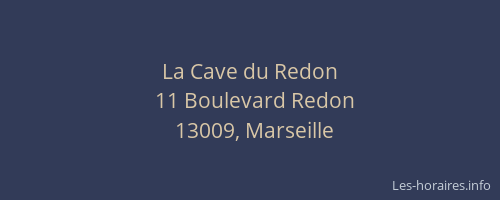 La Cave du Redon