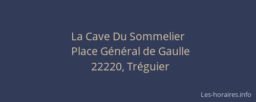 La Cave Du Sommelier