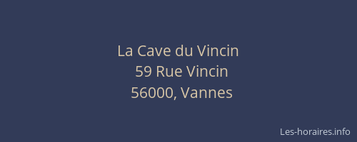 La Cave du Vincin
