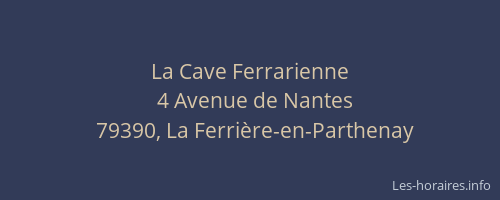 La Cave Ferrarienne