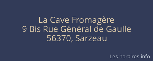 La Cave Fromagère