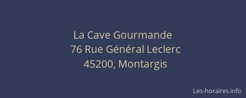 La Cave Gourmande