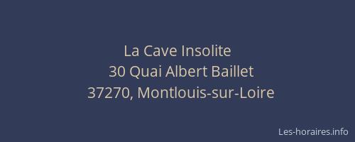 La Cave Insolite