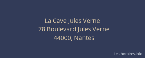 La Cave Jules Verne