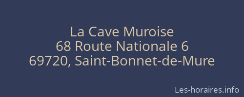 La Cave Muroise