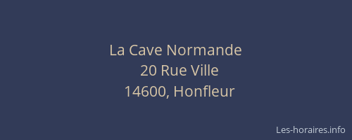 La Cave Normande