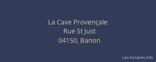 La Cave Provençale