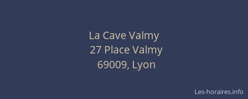 La Cave Valmy