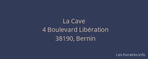 La Cave