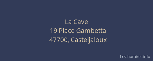La Cave