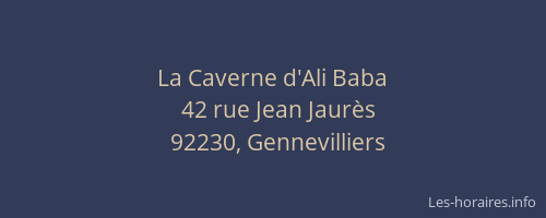 La Caverne d'Ali Baba