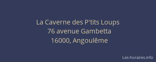 La Caverne des P'tits Loups