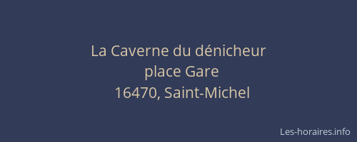 La Caverne du d&eacute;nicheur