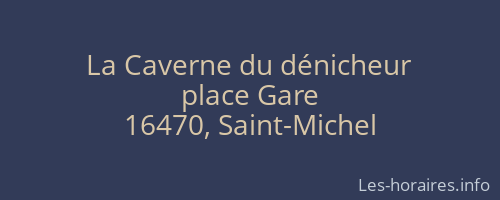 La Caverne du dénicheur