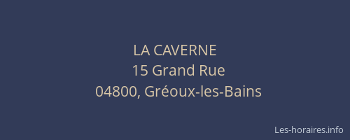 LA CAVERNE