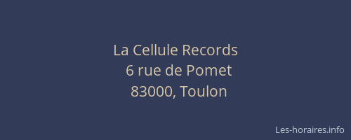 La Cellule Records