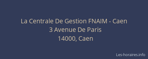 La Centrale De Gestion FNAIM - Caen