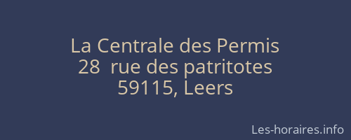 La Centrale des Permis