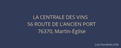 LA CENTRALE DES VINS