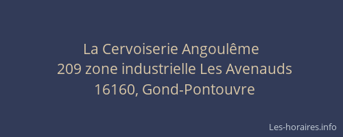 La Cervoiserie Angoul&ecirc;me