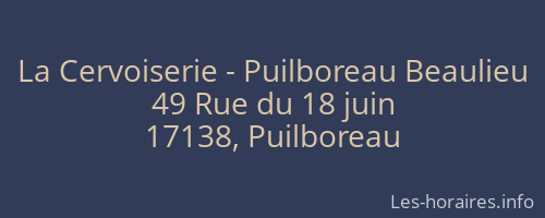 La Cervoiserie - Puilboreau Beaulieu