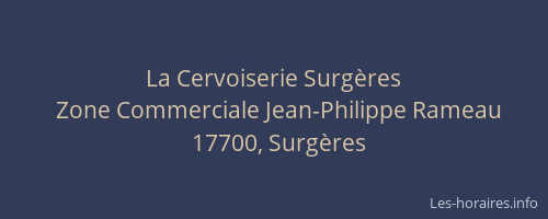 La Cervoiserie Surg&egrave;res