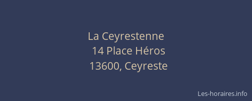 La Ceyrestenne