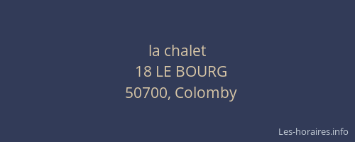 la chalet