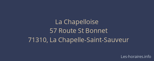 La Chapelloise