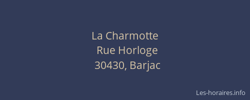 La Charmotte