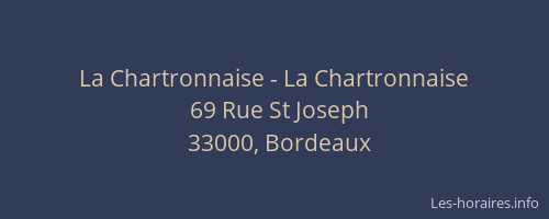 La Chartronnaise - La Chartronnaise