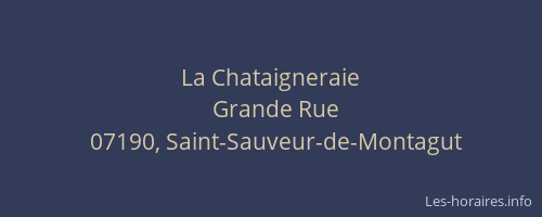 La Chataigneraie